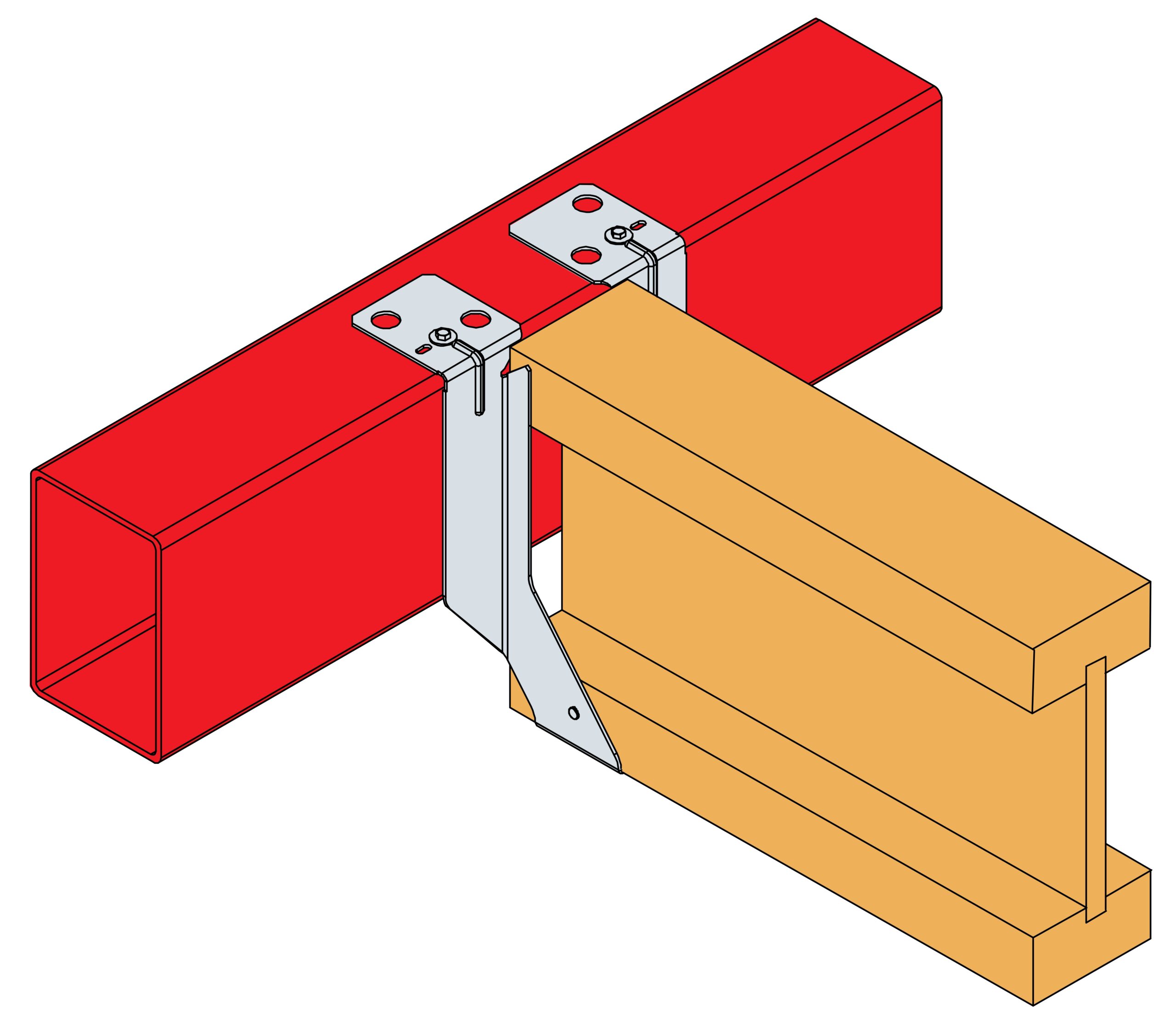 JHMI300 - Posi & I-Joist Hanger for Masonry & Steel Beams (300mm) - Image 3