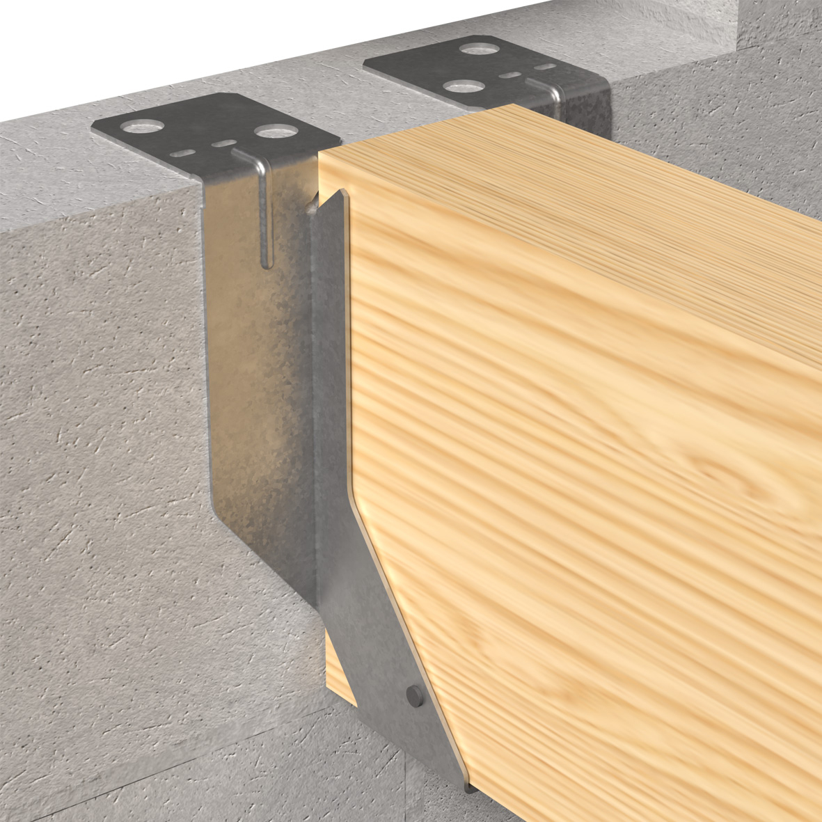 JHM125 - Joist Hanger for Masonry & Steel Beams (125mm)