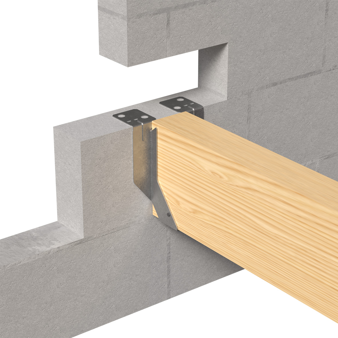 JHM125 - Joist Hanger for Masonry & Steel Beams (125mm) - Image 2