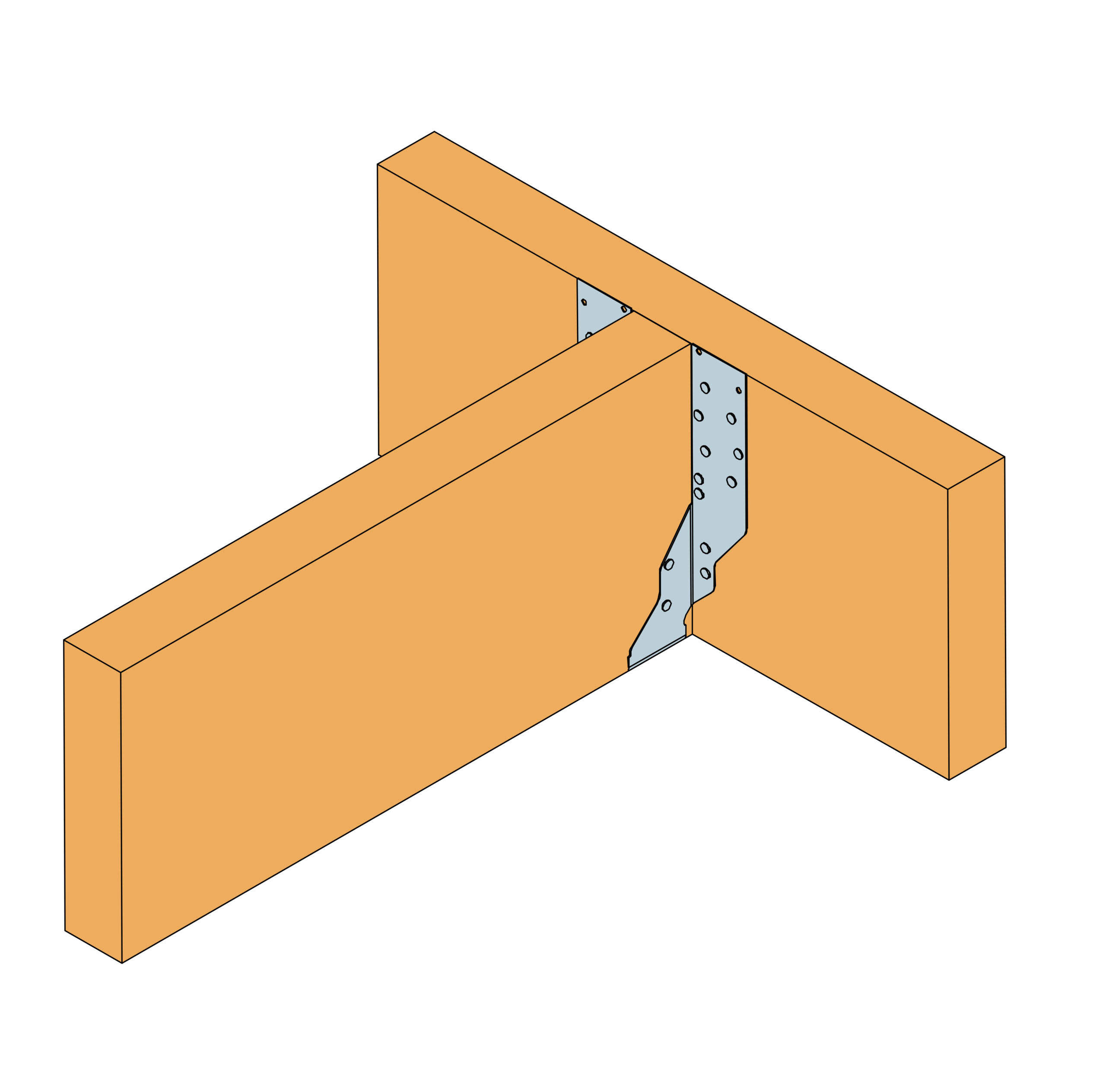 JHA270 - Joist Hanger with Adjustable Height Strap (Standard Leg) - Image 5