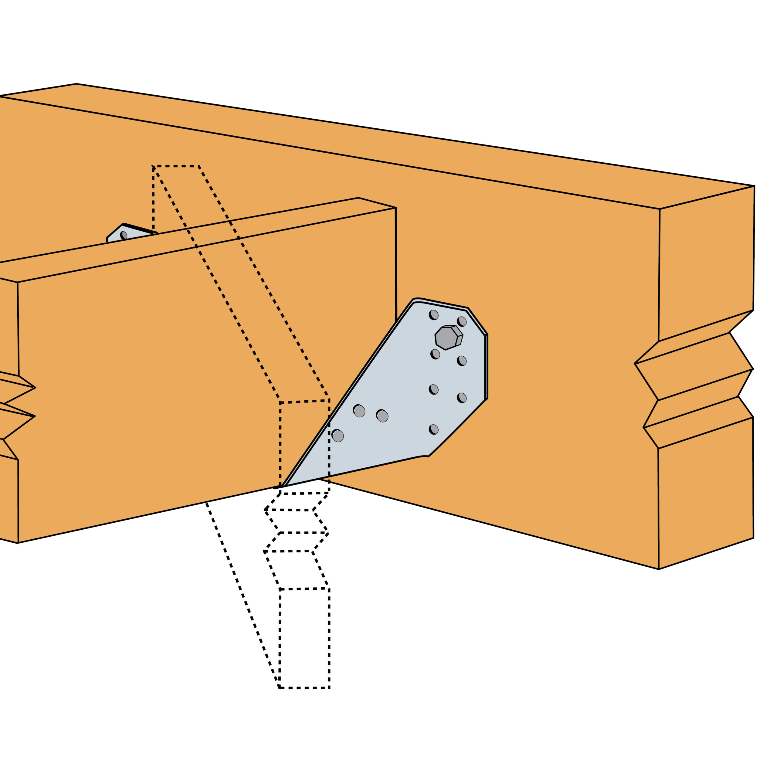 ET- Skewed 45 Degree Hanger (Right and Left) - Image 2