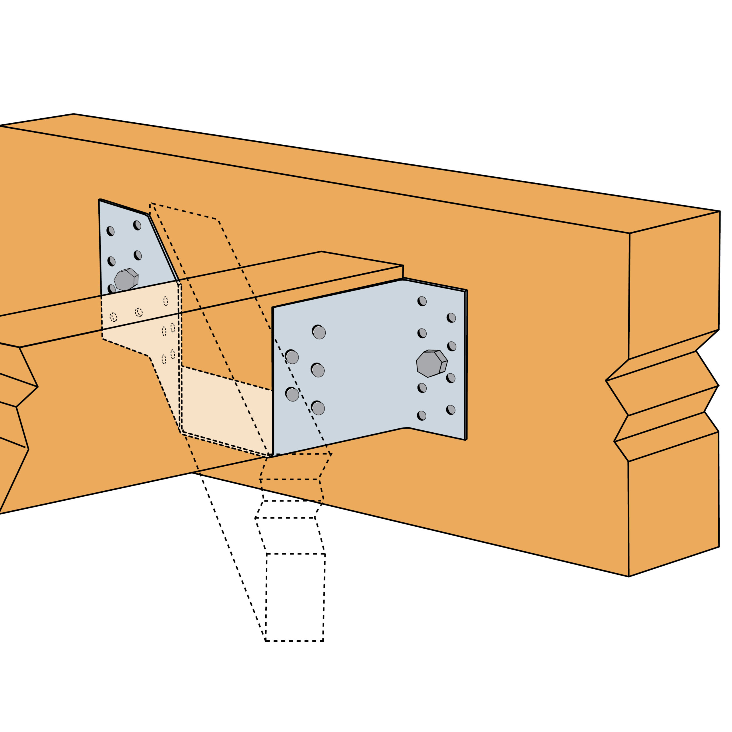 ET- Skewed 45 Degree Hanger (Right and Left) - Image 3